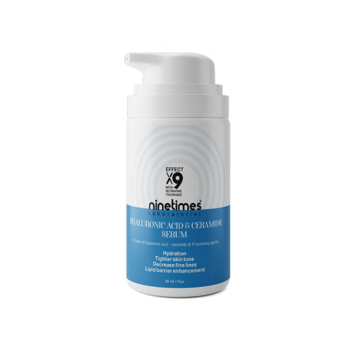 ناين تايمز سيرم للبشرة 30مل هيالورونيك اسيد - Times 9 Facial Serum (30ml) - Hyaluronic Acid