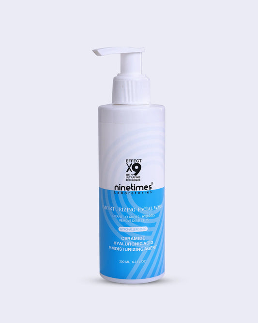 ناين تايمز غسول بشرة200مل موستريزنج هيالورونيك - Times 9 Facial Cleanser (200ml) - Moisturizing Hyaluronic