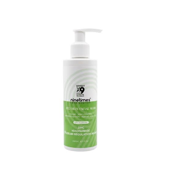 ناين تايمز غسول بشرة 200مل نياسيناميد - Times 9 Facial Cleanser (200ml) - Niacinamide