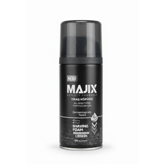 ماجيكس فوم حلاقة 100مل كاربون - Majix Shaving Foam 100ml - Carbon