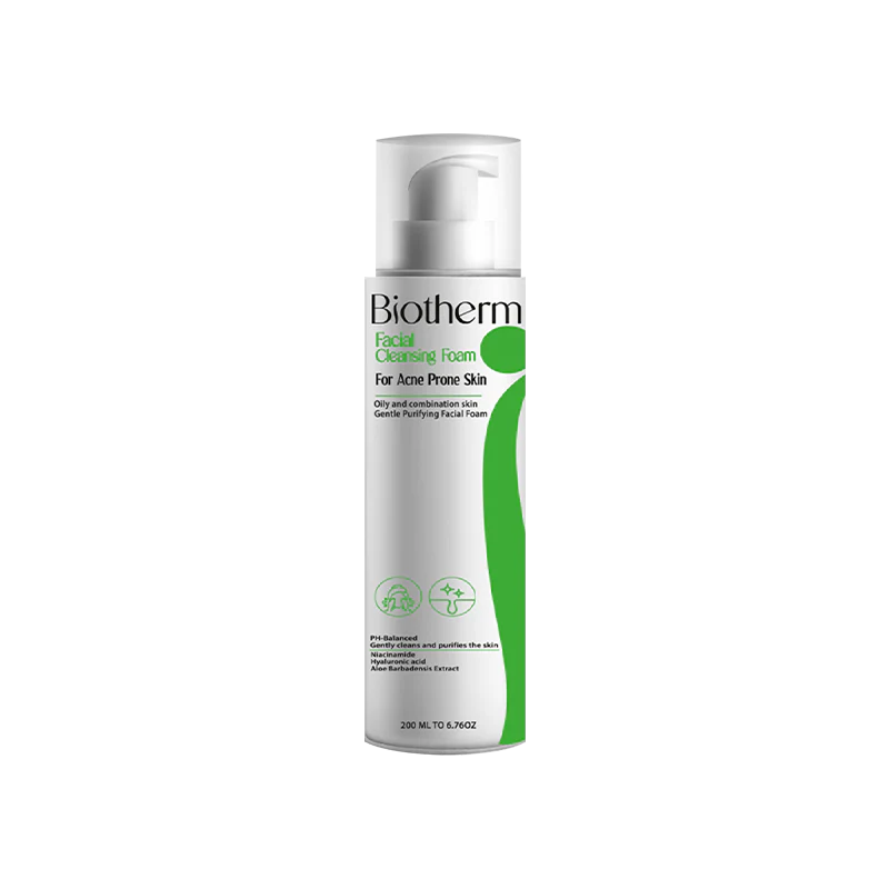 بايوثيرم غسول للبشرة لحب الشباب 200مل عرض 1+1 - Biotherm Acne-Prone Skin Facial Cleanser (200ml) - 1+1 Offer
