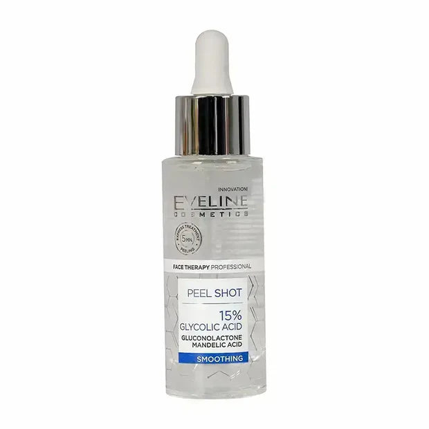 ايفي لاين بيل شوت15% جلايكوليك اسيد 30مل - Eveline Peel Shot 15% Glycolic Acid 30ml