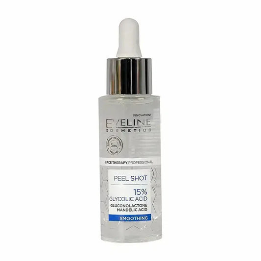 ايفي لاين بيل شوت15% جلايكوليك اسيد 30مل - Eveline Peel Shot 15% Glycolic Acid 30ml