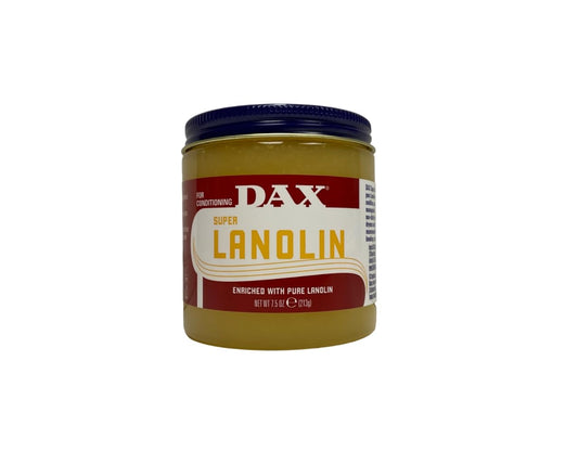 داكس هير واكس 213جم لانولين - DAX Lanolin Hair Wax & Conditioning Pomade 213g