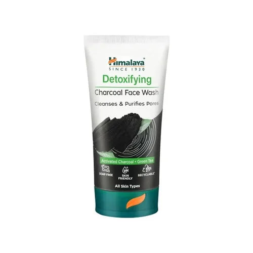 هيمالايا غسول ديتوكس للوجه 150مل بالفحم - Himalaya Detox Face Wash with Charcoal (150ml)