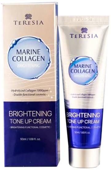 تيريزيا كريم لتفتيح البشرة 50مل كولاجين  - Teresia Marine Collagen Brightening Tone Up Cream 50ml