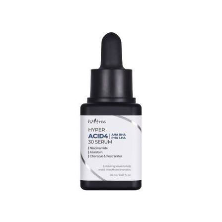 اسنتري سيرم هايبر اسيد 4 20مل - Isntree Hyper Acid 4 AHA BHA PHA LHA 30 Serum 20ml