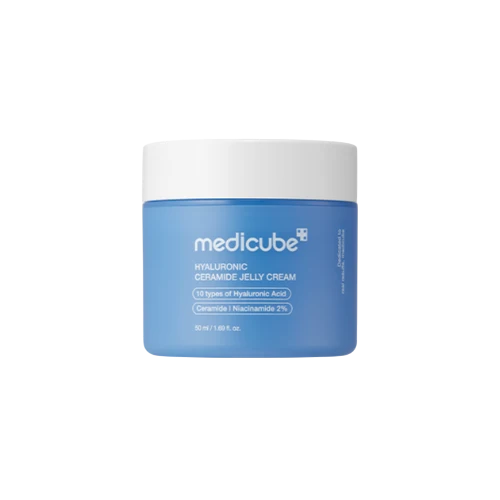 ميديكيوب كريم جيلي هيالورونيك وسيراميد 50 مل - Medicube Hyaluronic Ceramide Jelly Cream 50 ml
