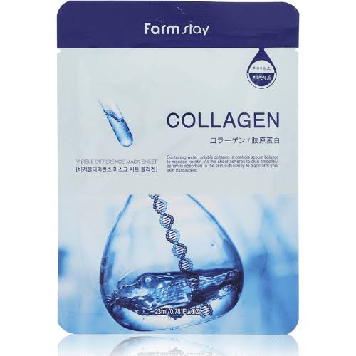 فارم ستاى قناع وجه كولاجين - Farm Stay Visible Difference Mask Sheet - Collagen