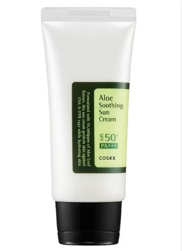 كوزاريكس صن سكرين كريم الوفيرا 50مل - COSRX Aloe Soothing Sun Cream SPF50+ PA+++ 50ml