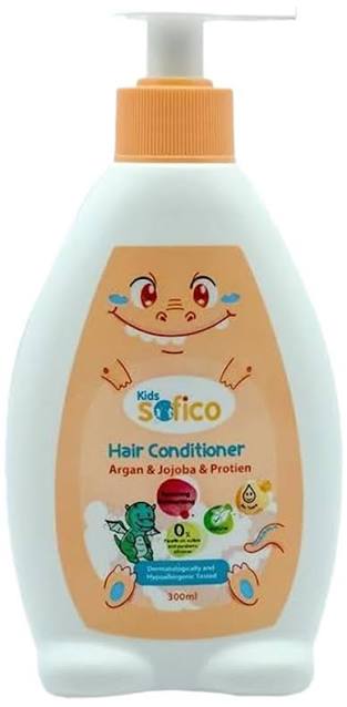 سوفيكو كيدز بلسم 300مل ارجان وجوجوبا  - Sofico Kids Nourishing Hair Conditioner 300ml - Argan & Jojoba
