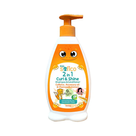 سوفيكو كيدز 2*1 شامبو وشاور 300مل الوفيرا - Sofico Kids 2-in-1 Shampoo & Shower Gel 300ml - Aloe Vera