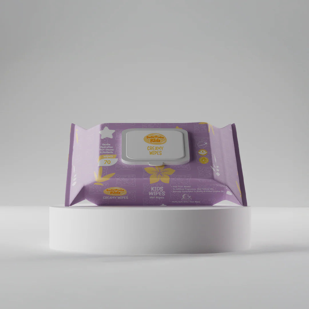 دكتور بونينو مناديل مبللة للاطفال كريمي 70منديل - Dr. Bonino Baby Creamy Wet Wipes, 70 Wipes