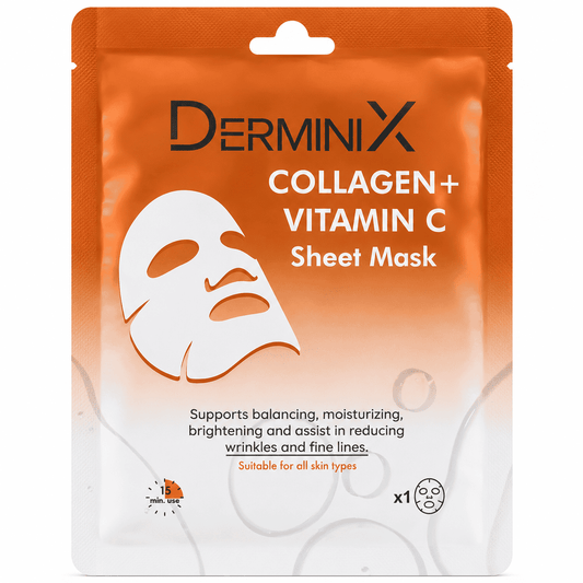 ديرمينيكس قناع ورقى كولاجين وفيتامين سى - Derminix Collagen & Vitamin C Sheet Mask