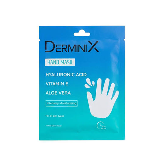 ديرمينيكس قناع ورقى لليدين هيالورنيك اسيد 2ق - Derminix Hyaluronic Acid Hand Sheet Mask (2 Pcs)