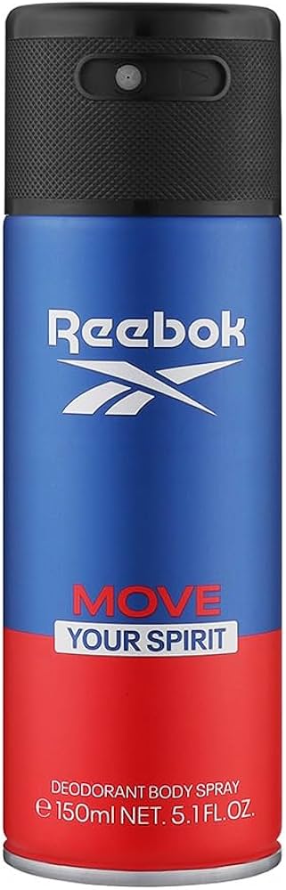 ريبوك ديودرانت سبراي رجالي 150 مل موف - Reebok Men's Deodorant Body Spray - Move (150ml)