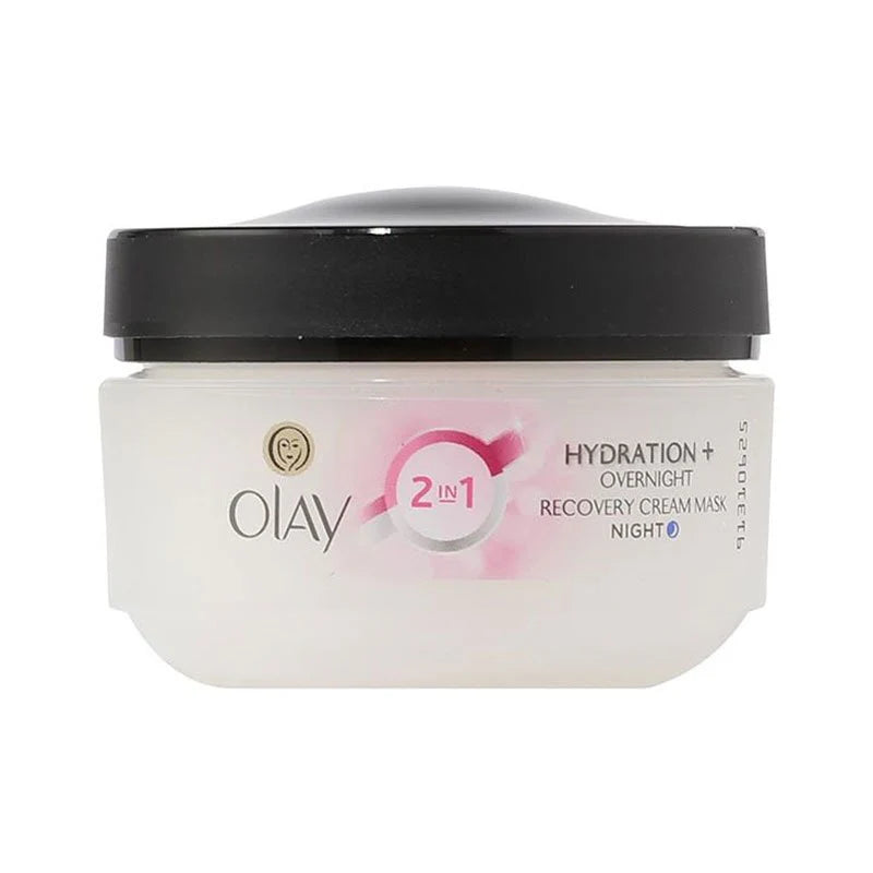 اولاي كريم 2*1 50 مل قناع ليلي مرطب - Olay 2-in-1 Hydrating Night Mask & Moisturizing Cream 50ml