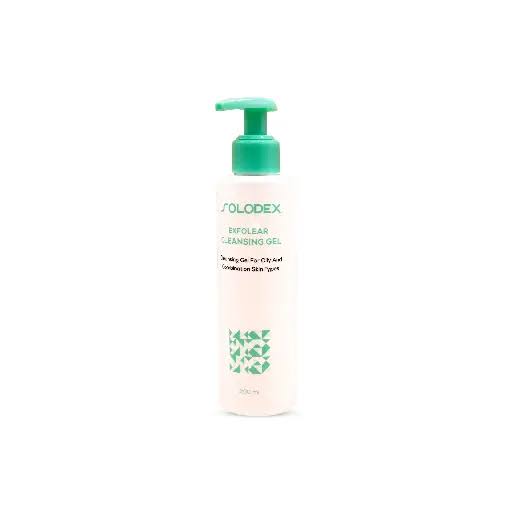 سولودكس غسول جيل اكسفلوير 200مل - Solodex Exfolear Cleansing Gel, 200ml