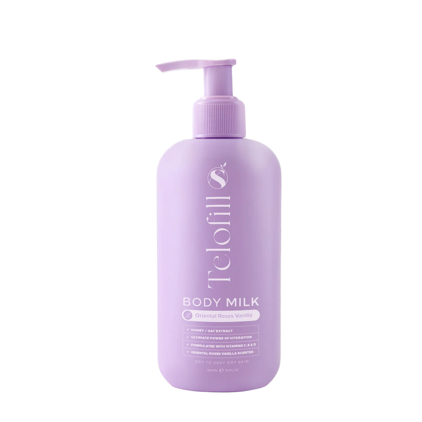 Telofill Body Milk Vanilla 300ML - تيلوفيل بادي ميلك فانيلا 300مل