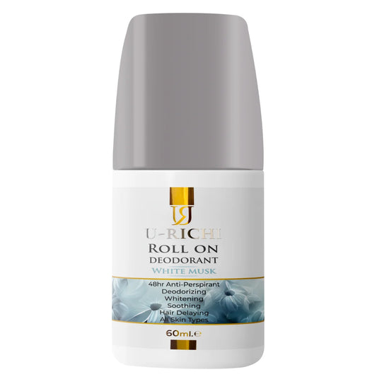 يوريتشي رول اون وايت مسك 60 مل - U-Richi Roll On Deodorant White Musk 60 ml