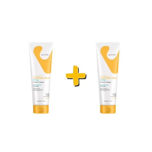 VACATION SUNSCREEN CREAM SPF50 60ML (1+1) Offer