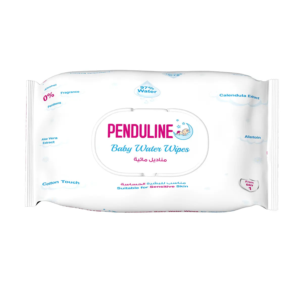 Penduline baby water wipes