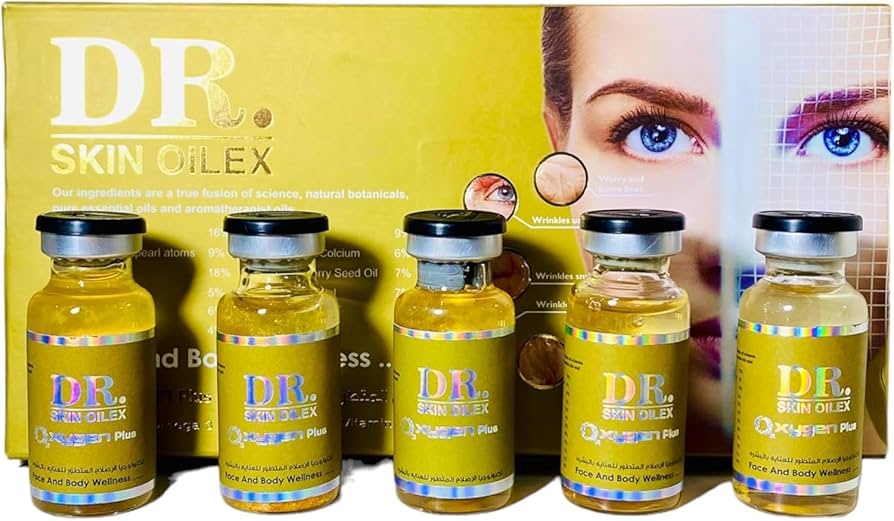 دكتور سكين اوليكس امبولات للبشرة اوكسجين بلس جولد - Dr. Skin Oilex Oxygen Plus Gold Skin Ampoules