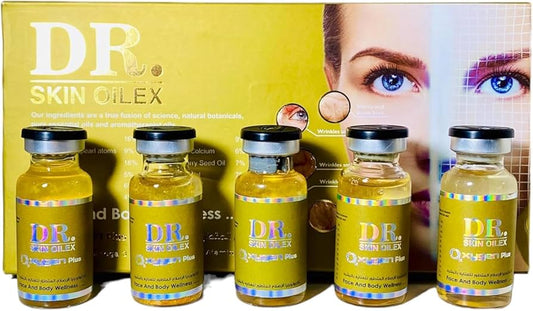 دكتور سكين اوليكس امبولات للبشرة اوكسجين بلس جولد - Dr. Skin Oilex Oxygen Plus Gold Skin Ampoules