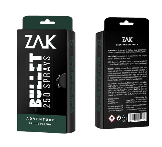 زاك برفان جيب 25مل ادفينشر - Zak Pocket Perfume (25ml) - Adventure