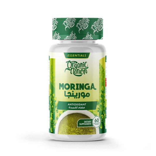 اورجانيك نيشن مورينجا 60 كبسولة - Organic Nation Moringa Oleifera-60Servings-60 Capsules