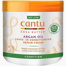 كانتو ليف ان كريم 453مل بالارجان - Cantu Argan Oil Leave In Conditioning Repair Cream Multicolour 453grams