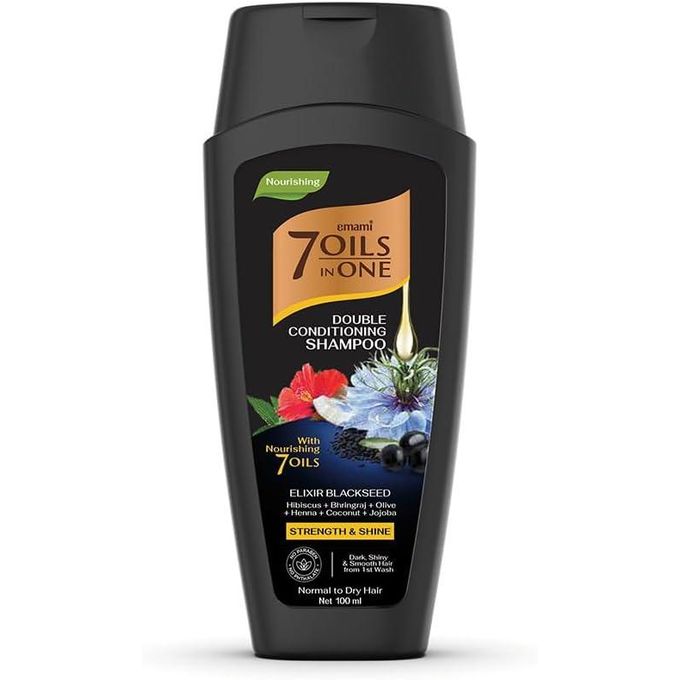 Emami 7 Oils Hair Shampoo With Elixir Blackseed 100ml