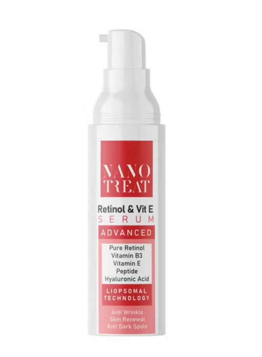 نانو تريت سيرم بشرة 30مل ريتينول وفيتامين اي - Nano Treat Retinol & Vit E Serum 30ml