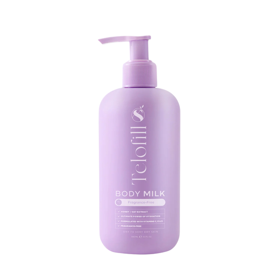 Telofill Body Milk Fragrance Free 300ml - تيلوفيل بادي ميلك بدون رائحة 300مل