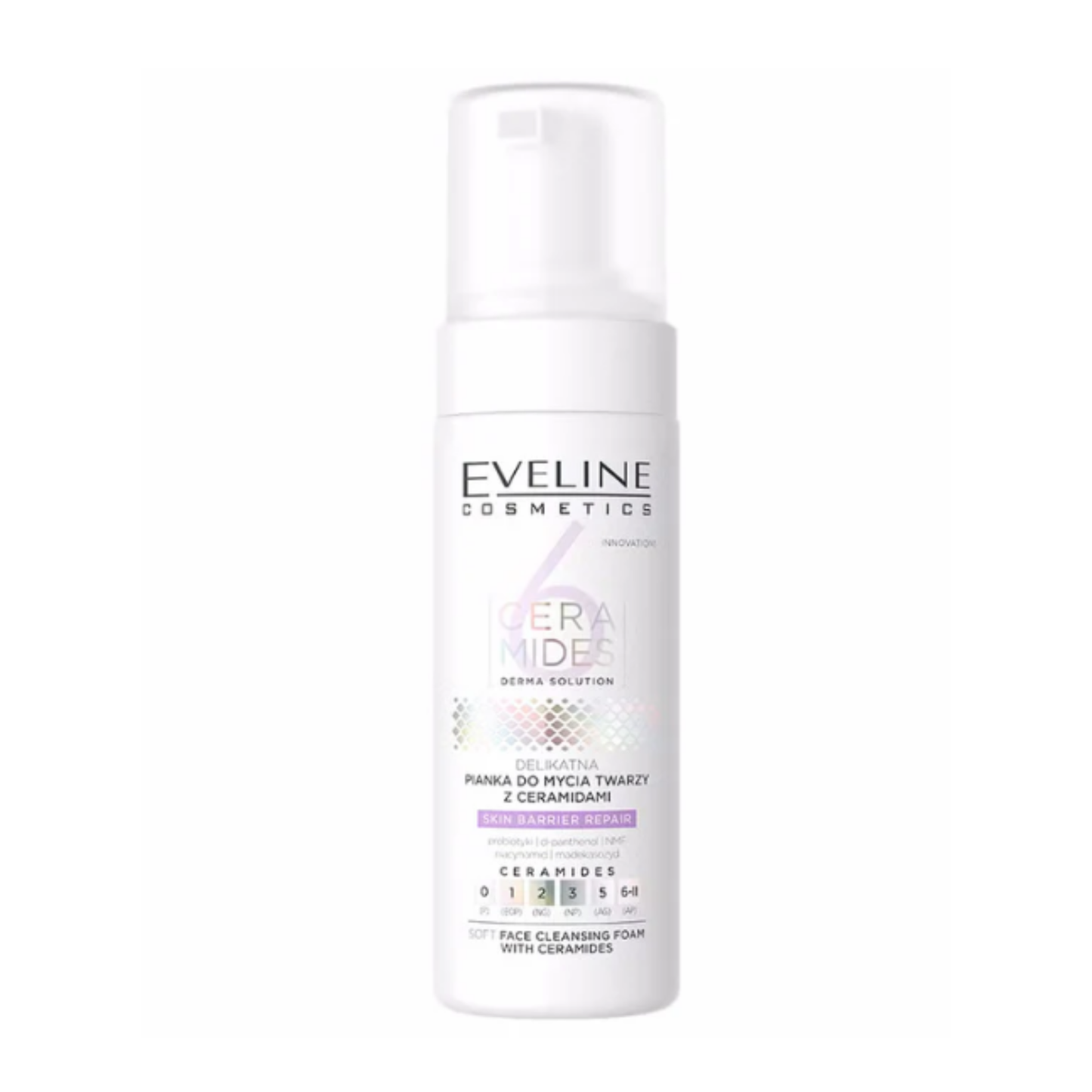 ايفي لاين غسول رغوة 150مل - Eveline Soft face cleansing foam with ceramides