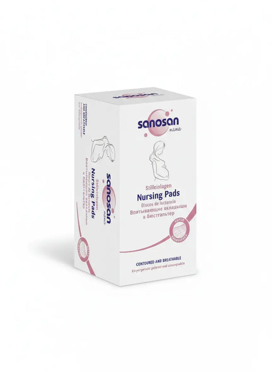 سانوسان بيبى وساده صدر 30 قطعة - Sanosan Baby Nursing Breast Pads (30 pcs)