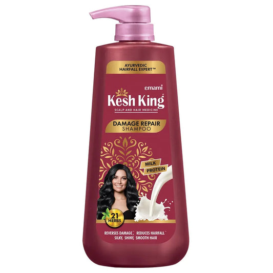 KESH KING DAMAGE REPAIR SHAMPOO MILK PROTEIN 600ML