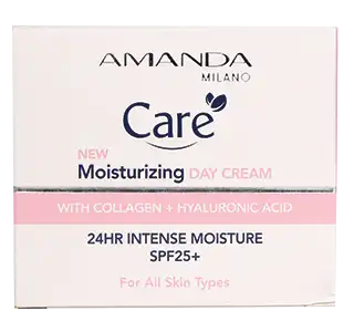 اماندا كريم نهار 50مل حماية 25كولاجين/هيالورون  - Amanda Day Cream - 50ml - SPF 25 with Collagen & Hyaluronic Acid