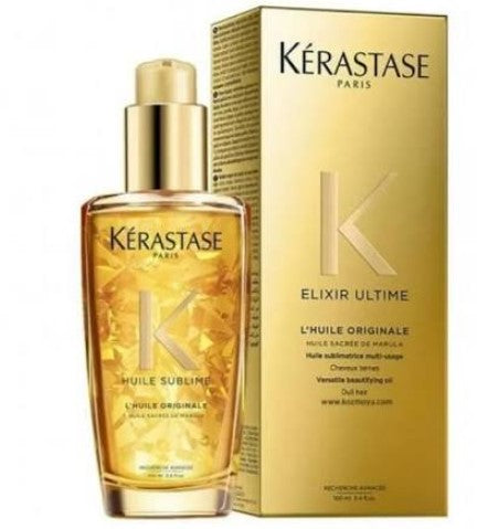 كريستاس الكسير سيرم جولد100مل - Kérastase Elixir Ultime L'Huile Originale Beautifying Hair Oil 100ml