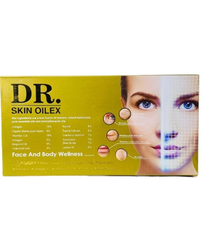 دكتور سكين اويليكس امبولات للبشرة 24 كيه للتجاعيد - Dr. Skin Oleo 24K Gold Anti-Wrinkle Facial Ampoules