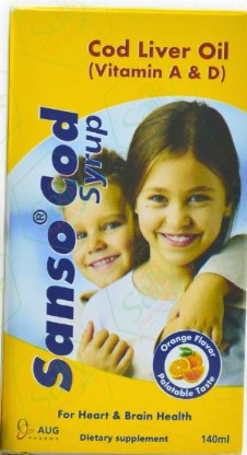 Sanso Cod Syrup 140 ml  -  كريم أتراكتتا أتوكير، 200 جرام