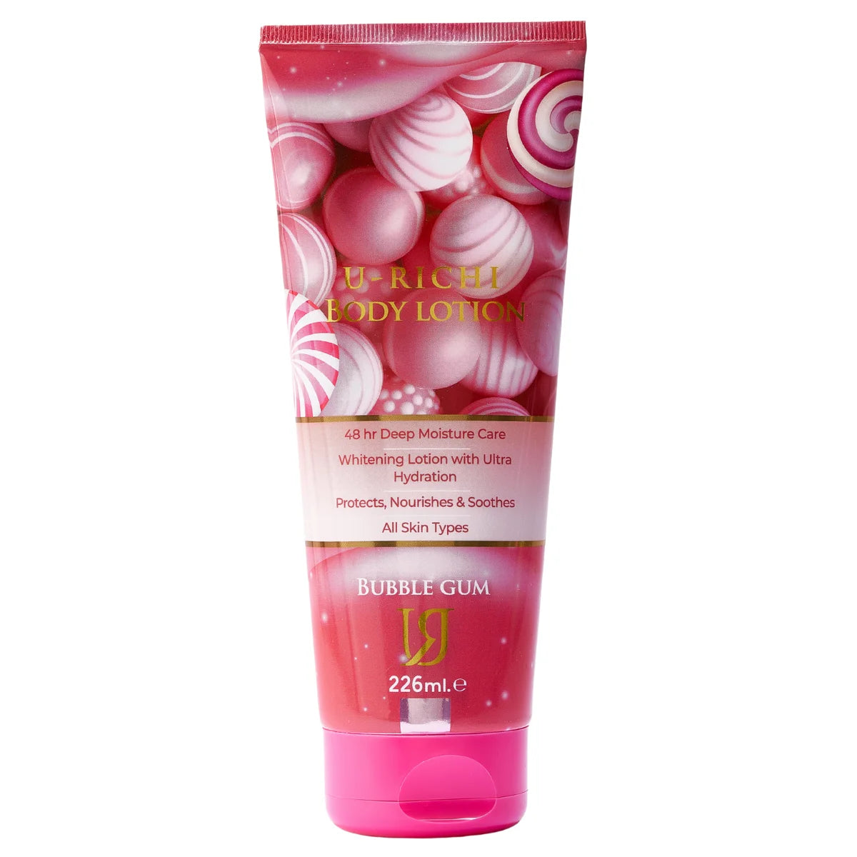 يوريتشي بادي لوشن 226 مل بابل جم - U-Richi BODY LOTION (BUBBLE GUM)
