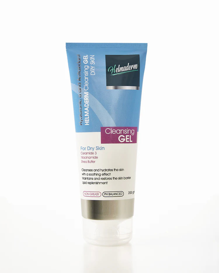 هيلماديرم كلينسينج جيل 200مل بشرة جافة - HELMADERM CLEANSING GEL FOR DRY SKIN 200 ML