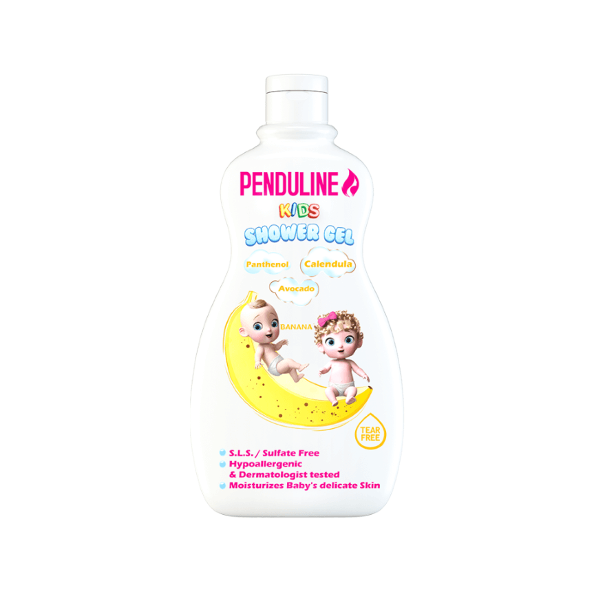 Penduline kids shower gel banana
