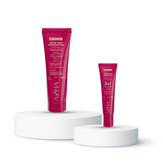 AZHA Box Foundation 25 ml + Concealer 12 ml