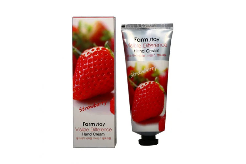 فارم ستاي هاند كريم 100جم فراولة - Farm Stay Strawberry Hand Cream (100g)