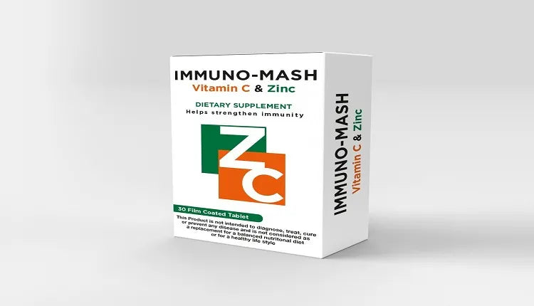 Immuno-Mash Vit C + Zinc 30Capsules