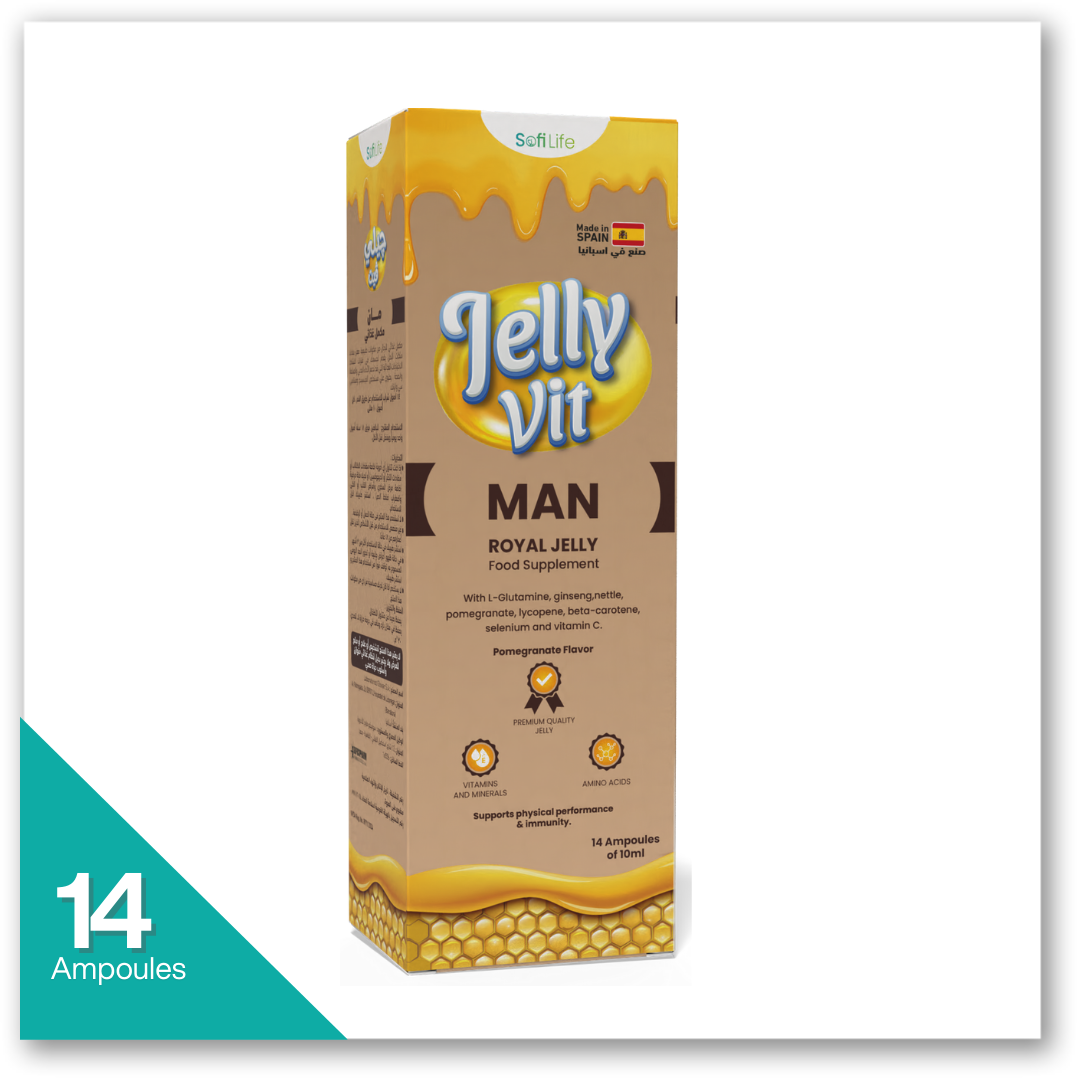 سوفي لايف جيلي فيت رجالى 14 امبول - Sofi Life Jelly Vit Man