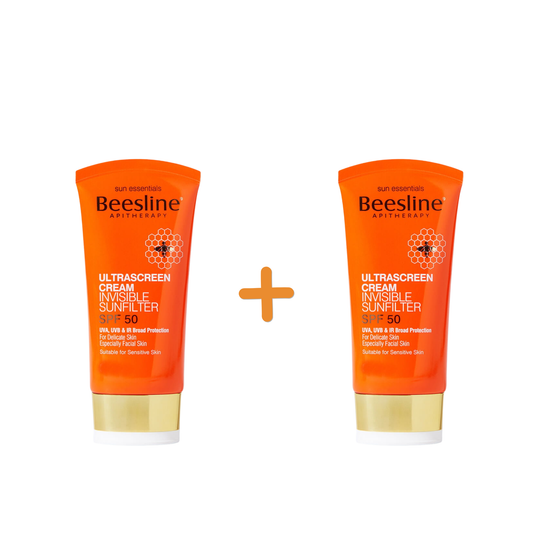 Beesline Ultrascreen Invisible SPF50 1+1 offer