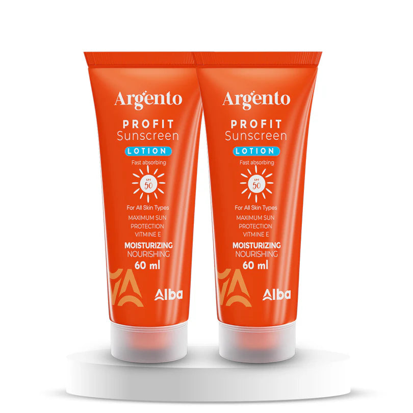 Argento Profit Sunscreen Lotion- SPF 50 ( 1+1 ) 60ml Offer